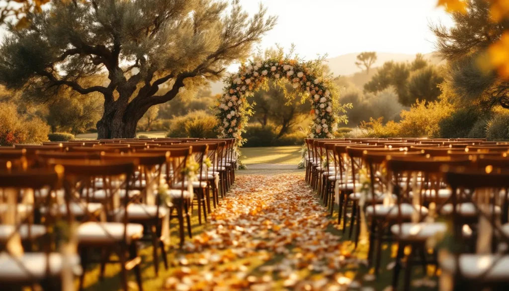 ceremonia exterior boda otono whitelion events