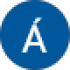 angela resenas whitelion Blue circle with white Á letter inside